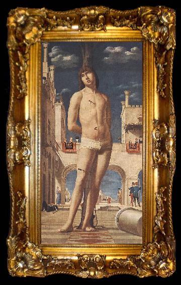 framed  Antonello da Messina St Sebastian jj, ta009-2